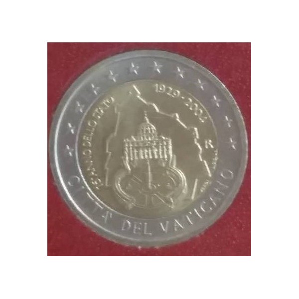 Pièce de 2 euros commémorative Vatican 2004 fondation de l'Etat de la Cité du Vatican