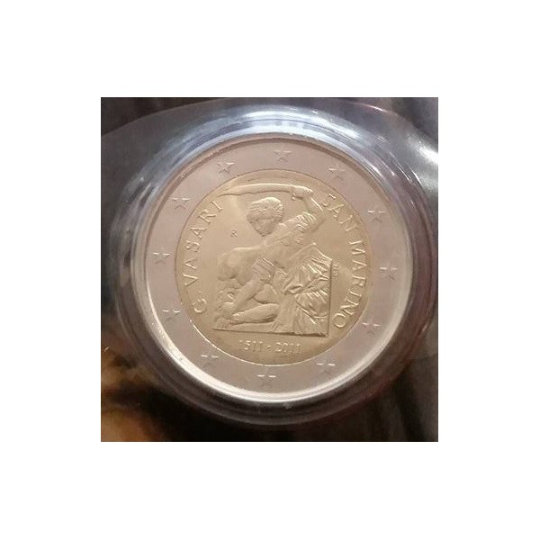 2 euros commémorative Saint Marin 2011 Giorgio Vasari