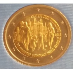 2 euros commémorative Vatican 2012 Rencontres mondiales des familles monnaie €