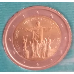 2 euros commémorative Vatican 2013 Brésil Rio Jounées mondiales de la jeunesse