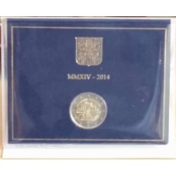 2 euros commémorative Vatican 2014 25 ans de la chute du mur de berlin