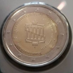 2 euros commémorative Saint Marin 2015 25ans réunification allemagne pièce de monnaie €