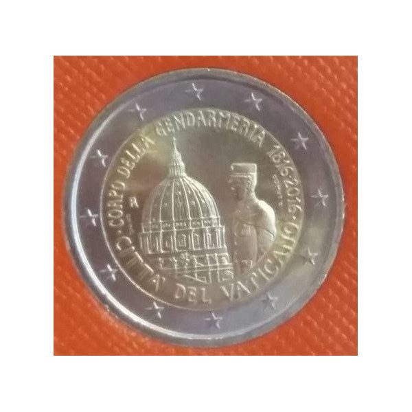 2 euros commémorative Vatican 2016 Corps de Gendarmerie