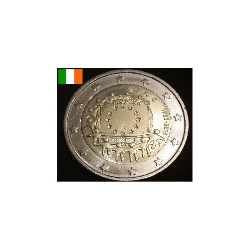 2 euros commémorative Irlande 2015 Drapeau piece de monnaie €