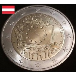 2 euros commémorative Autriche 2015 Drapeau piece de monnaie €