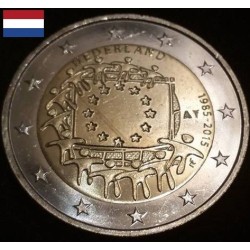 2 euros commémorative Pays Bas 2015 Drapeau piece de monnaie €