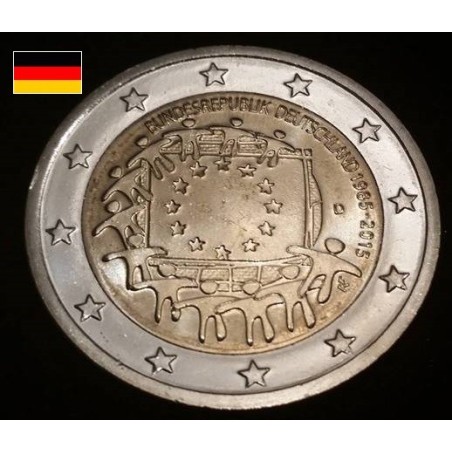 2 euros commémorative allemagne 2015 Drapeau pièce de monnaie euro
