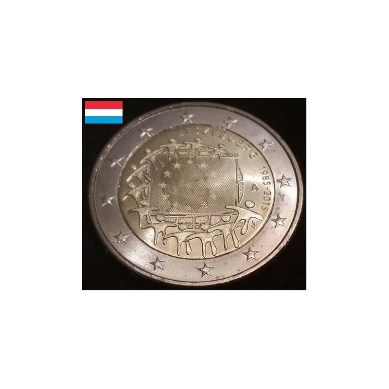 2 euros commémorative Luxembourg 2015 Drapeau pièce de monnaie €