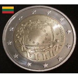 2 euros commémorative lituanie 2015 Drapeau piece de monnaie €