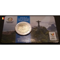 2 euros commémorative Belgique 2016 Team Belgium Rio de Janeiro Version Française