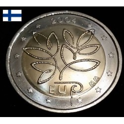 Pièce de 2 euros commémorative Finlande 2004 élargissement de l'Union européenne