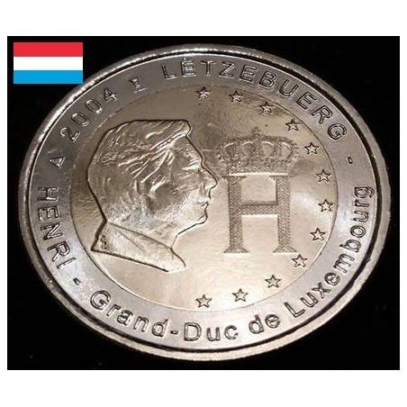 Pièce de 2 euros commémorative Luxembourg 2004 Grand-Duc Henri