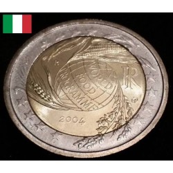 Pièce de 2 euros commémorative Italie 2004 programme alimentaire mondial