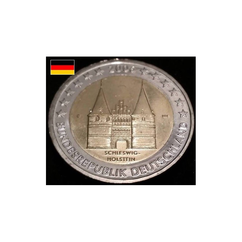 Pièce de 2 euros commémorative Allemagne 2006 Schleswig-Holstein
