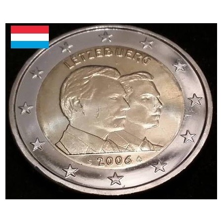Pièce de 2 euros commémorative Luxembourg 2006 Grand-Duc Guillaume