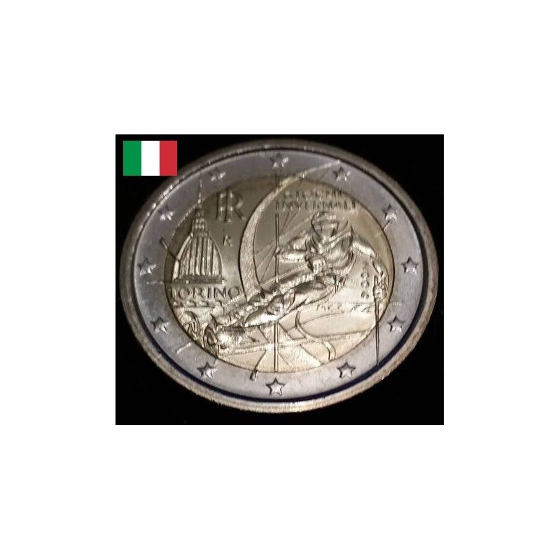 Pièce de 2 euros commémorative Italie 2006 Jeux Olympiques d'hiver de Turin