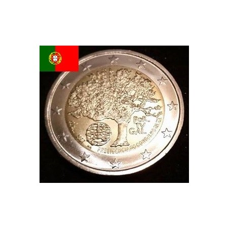 Pièce de 2 euros commémorative Portugal 2007 Présidence portugaise de l'Union européenne