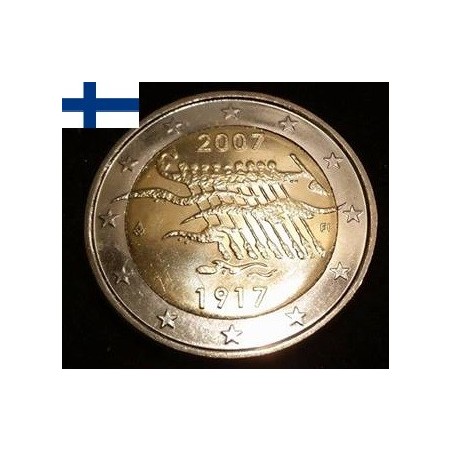 Pièce de 2 euros commémorative Finlande 2007