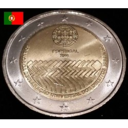 2 euros commémorative Portugal 2008 Déclaration Universelle des Droits de l'Homme piece de monnaie €