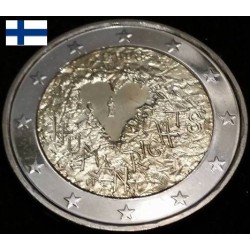 2 euros commémorative Finlande 2008 Déclaration universelle des droits de l'homme piece de monnaie €