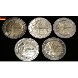 2 euros commémorative Allemagne 2010 5 ateliers Brème  pièces de monnaie €