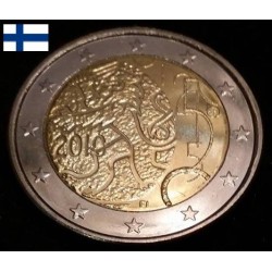 2 euros commémorative Finlande 2010 Rahapaja piece de monnaie €