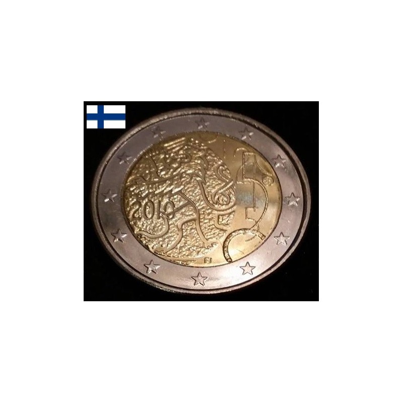 2 euros commémorative Finlande 2010 Rahapaja piece de monnaie €