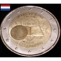 2 euros commémorative Luxembourg 2007 Traité de Rome emission commune
