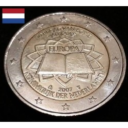 2 euros commémorative Pays Bas 2007 Traité de Rome
