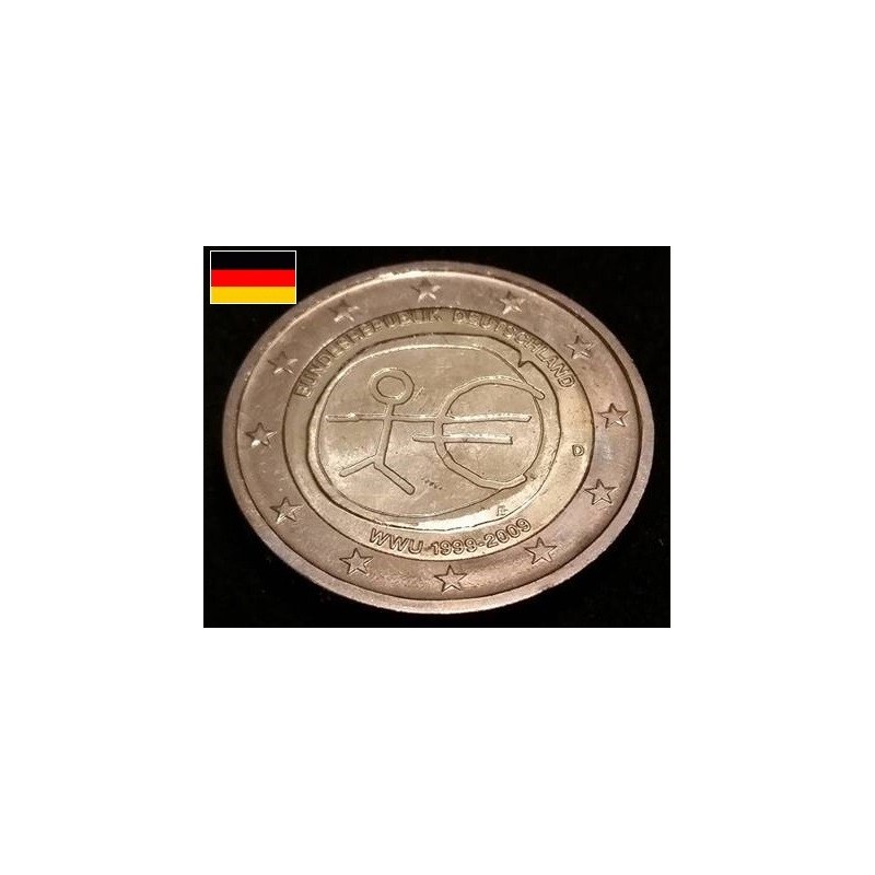 2 euros commémorative Allemagne 2009 EMU piece de monnaie €