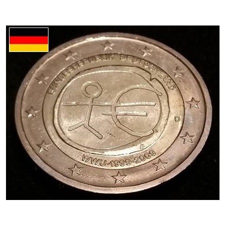 2 euros commémorative Allemagne 2009 EMU piece de monnaie €