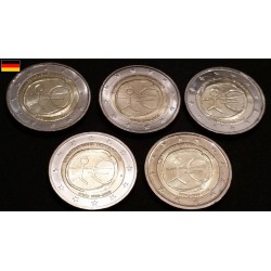 2 euros commémorative Allemagne 2009 EMU 5 ateliers piece de monnaie €