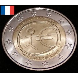 2 euros commémorative France 2009 EMU piece de monnaie €