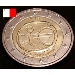 2 euros commémorative Malte 2009 EMU piece de monnaie €