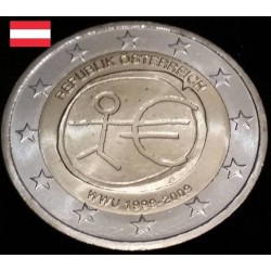 2 euros commémorative Autriche 2009 EMU piece de monnaie €