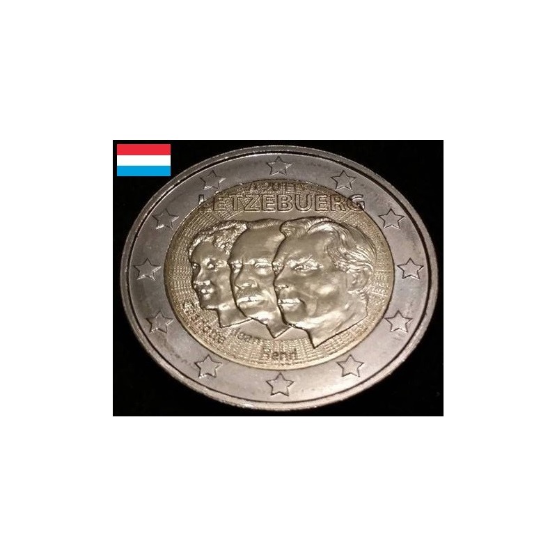 2 euros commémorative Luxembourg 2011 Grande-duchesse Charlotte  piece de monnaie €