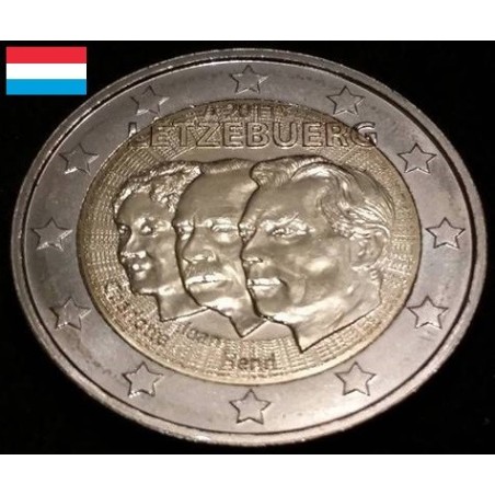 2 euros commémorative Luxembourg 2011 Grande-duchesse Charlotte  piece de monnaie €