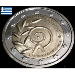 2 euros commémorative Grece 2011 Jeux olympiques spéciaux organisés à Athènes  piece de monnaie €