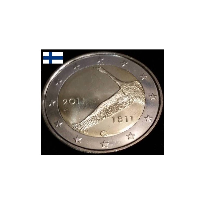 2 euros commémorative Finlande 2011 banque de la Finlande pièce de monnaie €