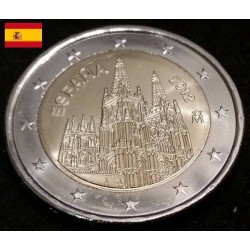 2 euros commémorative Espagne 2012 Cathèdrale de Burgos pièce de monnaie €