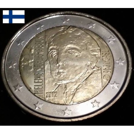 2 euros commémorative Finlande 2012 Helene Schjerfbeck pièce de monnaie €