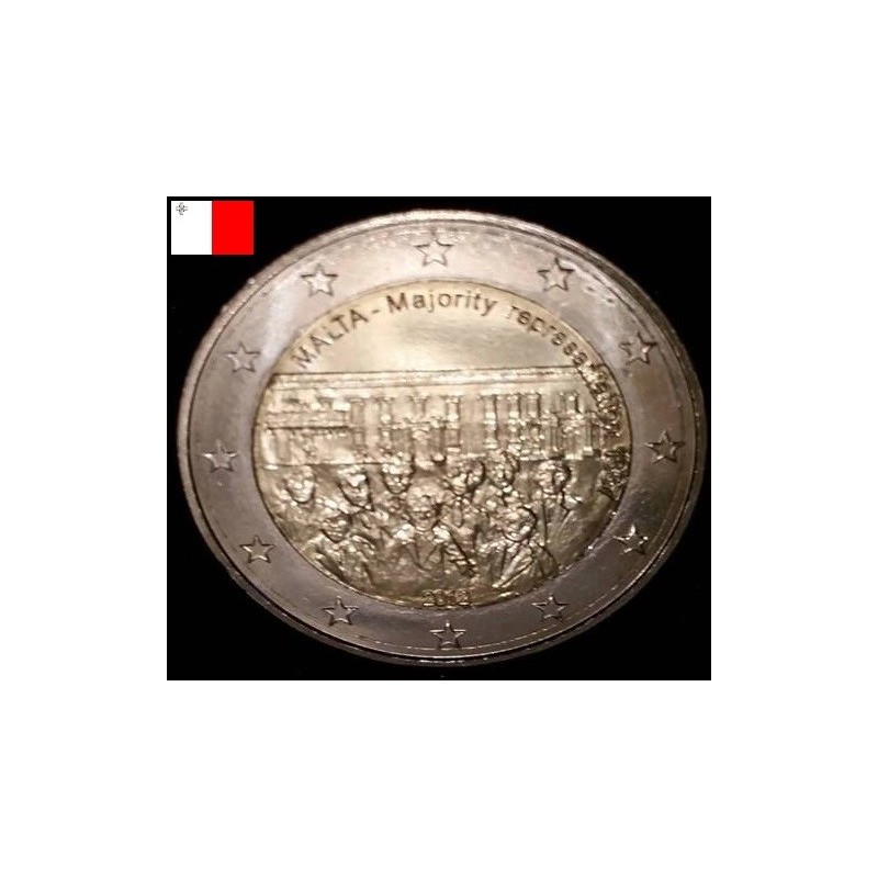 2 euros commémorative Malte 2012 constitutionnelle de Malte 1887 pièce de monnaie €