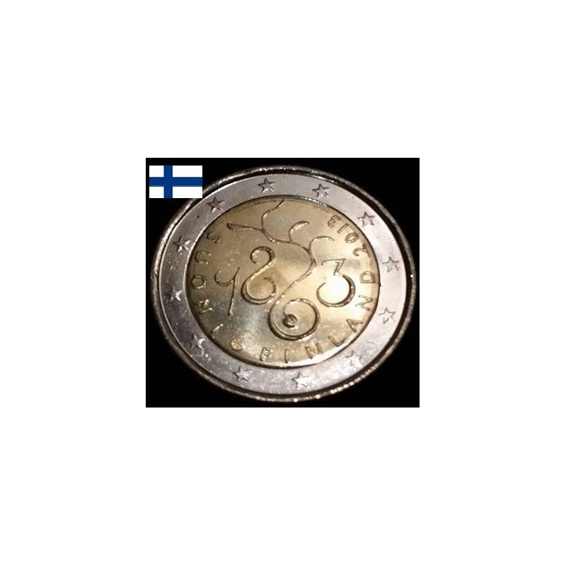 2 euros  commémorative Finlande 2013 150ème anniversaire du parlement de 1863