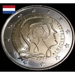 2 euros commémorative Pays Bas 2013 Willem Alexander, Roi des Pays-Bas piece de monnaie €