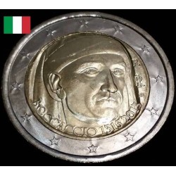 2 euros commémorative Italie 2013 Giovanni Boccaccio piece de monnaie €