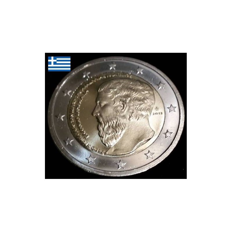 2 euros commémorative Grèce 2013 Platon pièce de monnaie €