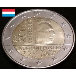 2 euros commémorative Luxembourg 2014 175 ans de l'indépendance piece de monnaie €
