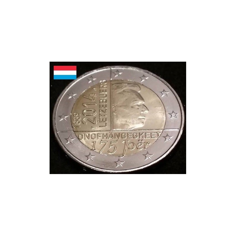 2 euros commémorative Luxembourg 2014 175 ans de l'indépendance piece de monnaie €