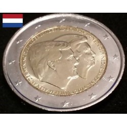 2 euros commémorative Pays bas 2014 Portrait Willem Alexander et Beatrix  piece de monnaie €