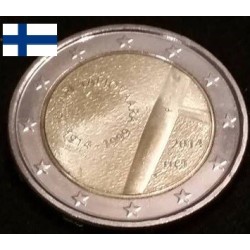 2 euros commémorative Finlande 2014 Ilmari Tapiovaara piece de monnaie €